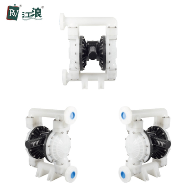 케미컬 용매 산업을 위한 2 인치 플라스틱 PTFE AODD 펌프