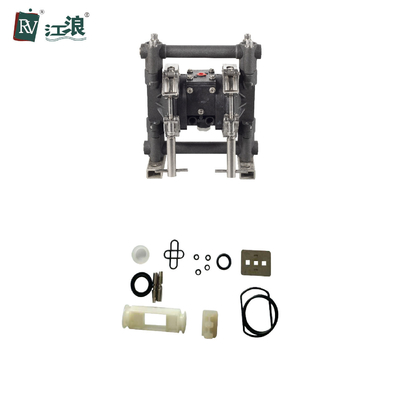 3/8 &quot; 두배 공기 조종된 격판 펌프 내산성 화학 폐기물 진흙물
