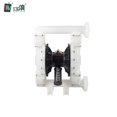 화학 용매 산업을 위한 2 인치 플라스틱 PTFE 압축 공기를 넣은 격막 펌프