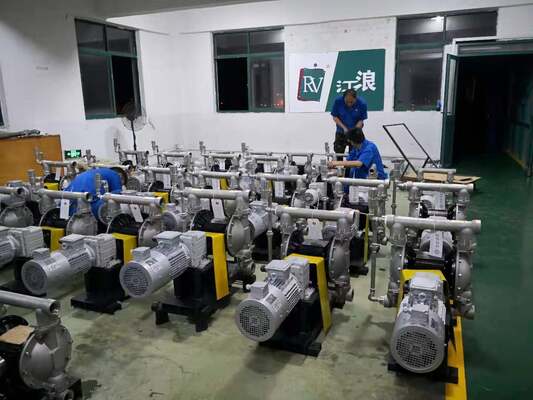 저압용 10.5m³/h 유량의 방폭 모터가 장착된 2인치 전기 다이어프램 펌프