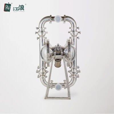 식품 인증과 함께 2 인치 식품 등급 위생 공기 이중 대막 펌프