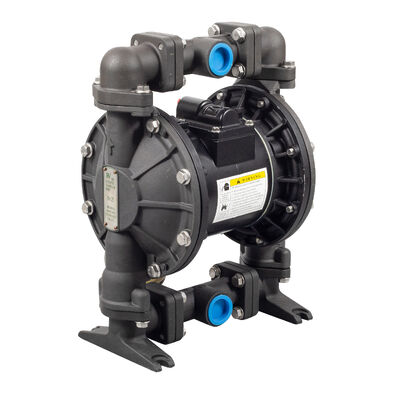120psi 최대 압력, 90gpm 최대 유량 및 고체 입자 액체용 PTFE 다이어프램이 있는 공압 다이어프램 펌프
