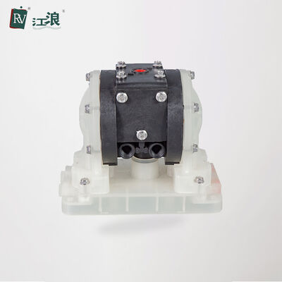 PVDF 재료 1/4 인치 강성 산성 화학 물질을 위한 공기 대막 펌프