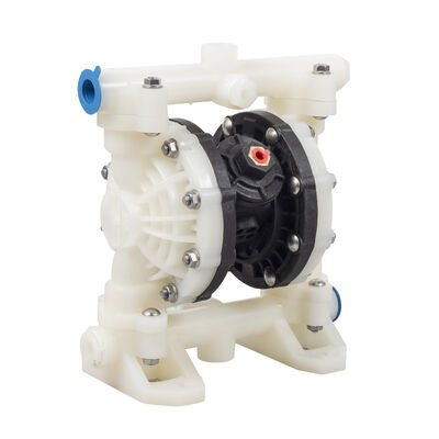 RV 플라스틱 AODD 대막 펌프 PP 물질 PTFE 대막과 100psi 최대 압력