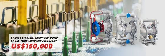 폐수 처리 및 관개용 공압 플라스틱 다이어프램 펌프 120psi