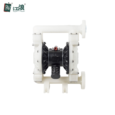 PVDF 키노르 공기는 진동판 펌프 1.5 인치 40 밀리미터 120 Psi 화학 공장을 강화했습니다