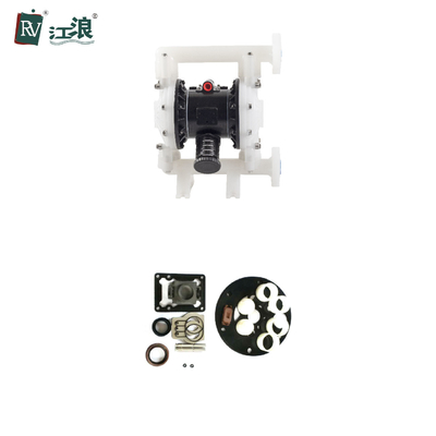 니트릴 탄성체 PTFE 볼 밸브 151lpm과 표백제를 위한 1 &quot; 공중 격판 펌프