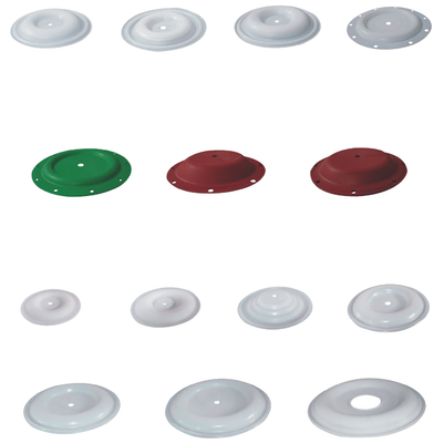 3 인치 공기는 격판 펌프 부품 공 Ptfe 다이어프램 소재를 운영했습니다