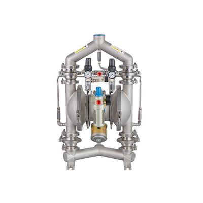 가벼운 공기 작동 디아프라그마 펌프 / 플랜지 연결 - 최대 120PSI